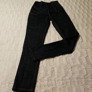 ZD High Waist Dark Blue Jeans